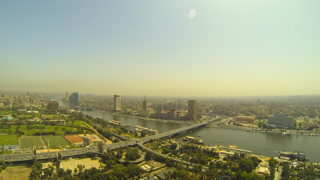 Il Nilo dalla Cairo Tower, Zamalek © Claudia Galal, giugno 2023